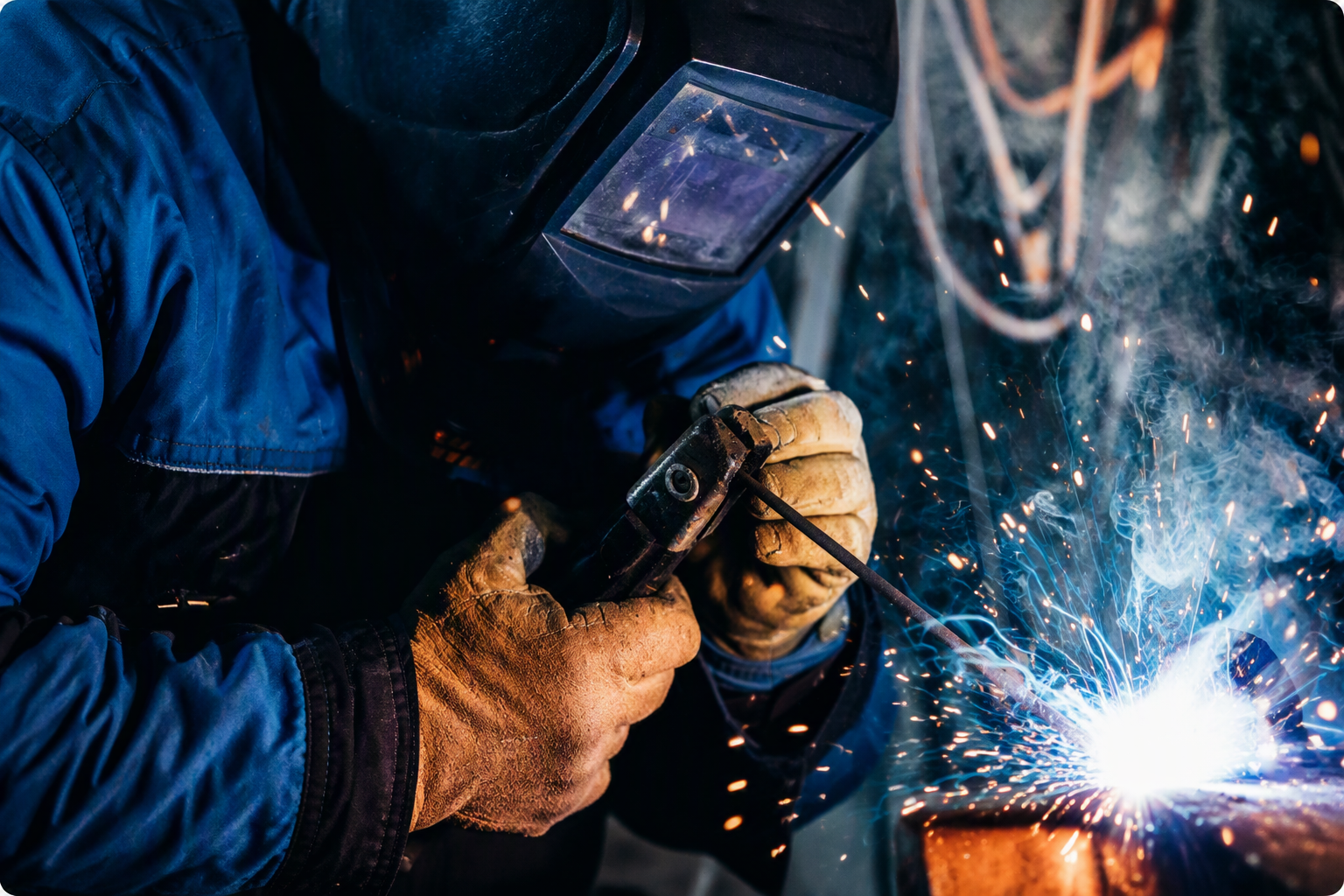 Welding work